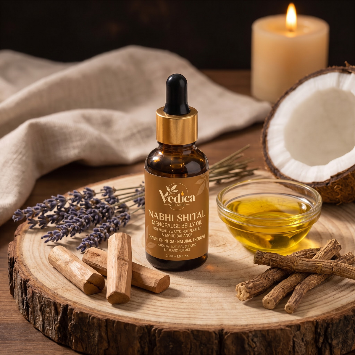 Vedica Nabhi Shital | Menopause Belly Oil